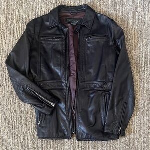 Banana Republic Women’s Chocolate Leather Jacket